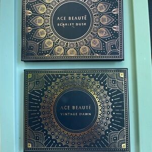 *NEW* Ace Beaute Scarlet Dusk & Vintage Dawn Palettes - Black and Gold